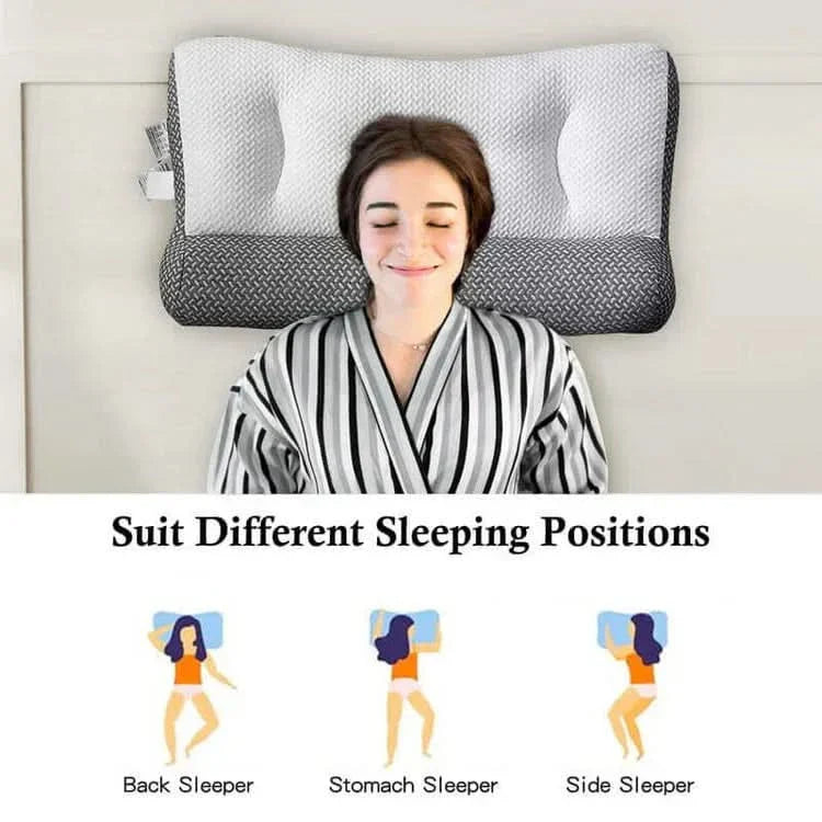 Comfort Neck Pillow for Side and Back Sleeper Support