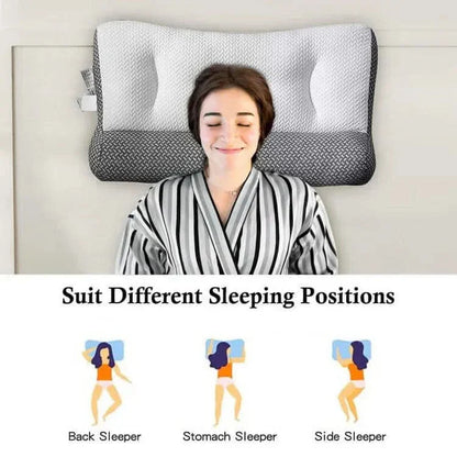 Comfort Neck Pillow for Side and Back Sleeper Support
