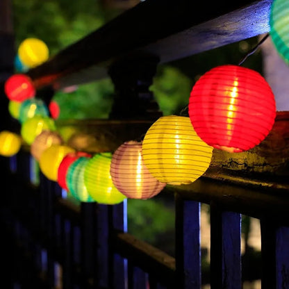 Solar Lantern String Lights