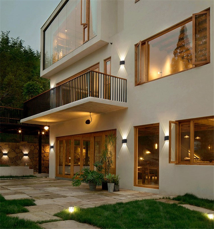 Stylish LED Wall Light Waterproof Indoor Outdoor Use