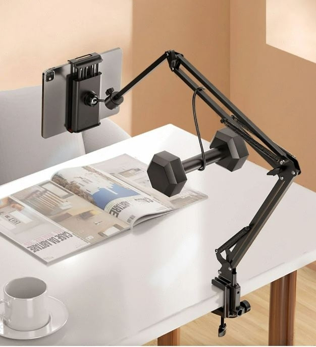 Portable Tablet Stand - Adjustable 360° Rotating Holder