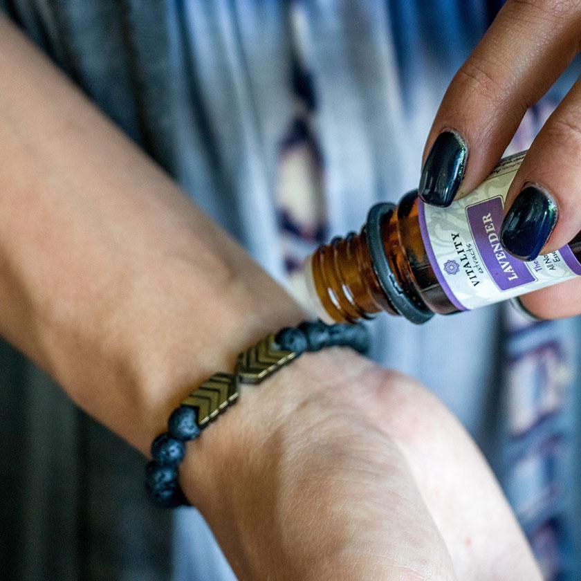 Aromatic Lava Stone Essential Oil Bracelet