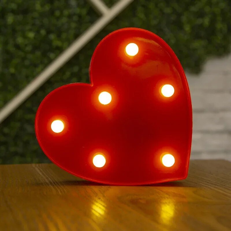 Lovely Heart Shaped Table Lamp - Yeezlab