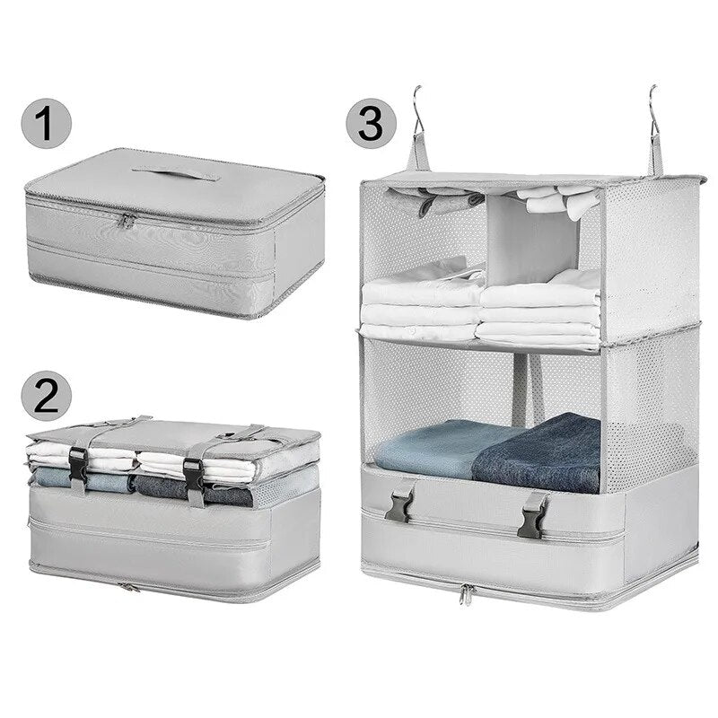 Practical Travel Bag with Expandable Packing Organizer