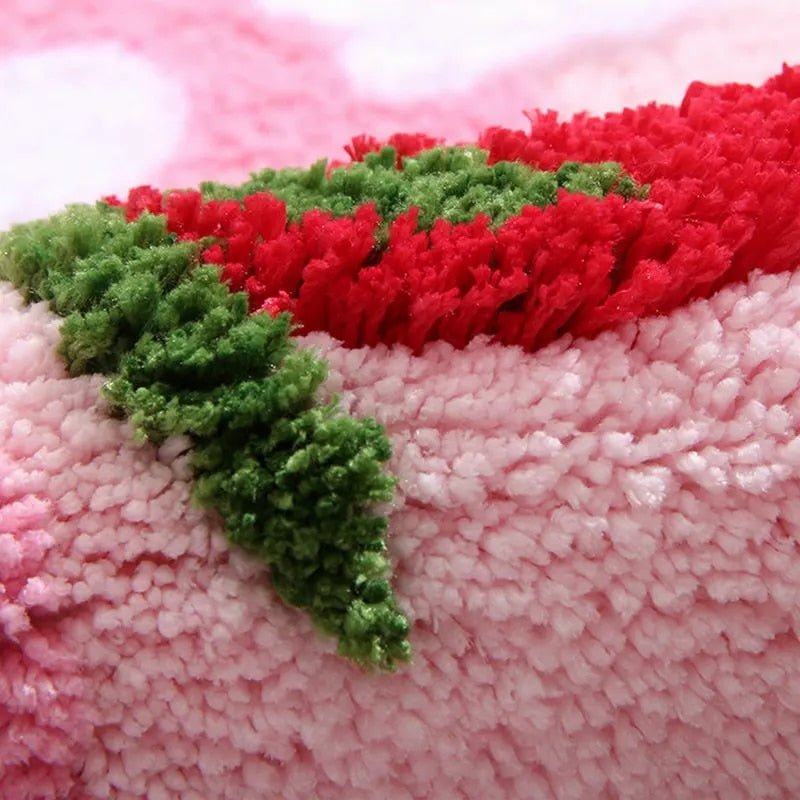 Colorful Floral Bathroom Rug