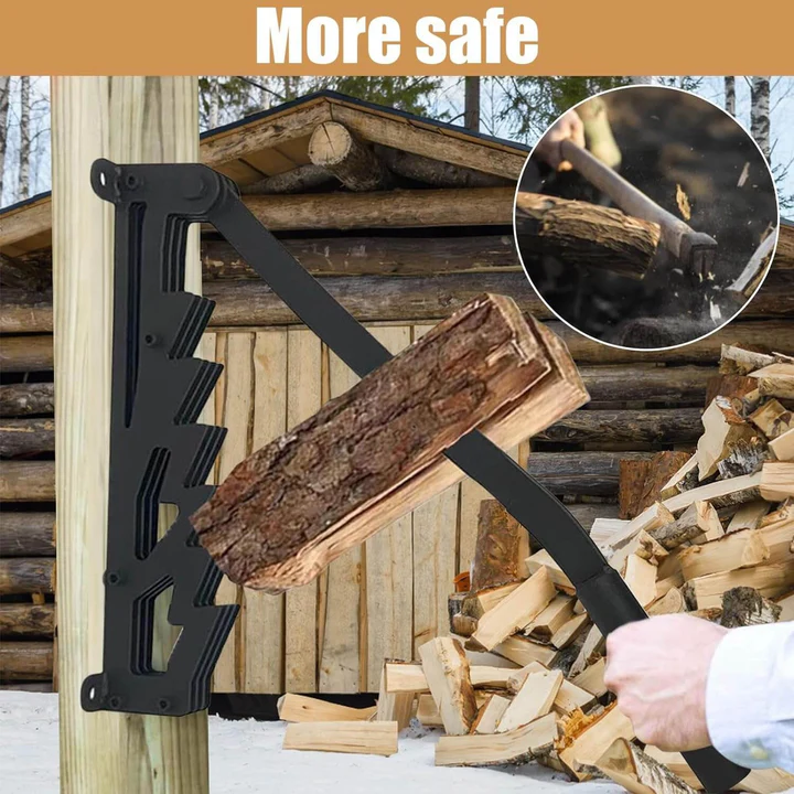 Easy Install Log Splitter for Wall Mount