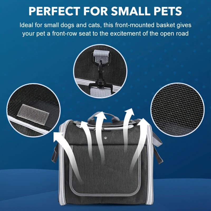 Collapsible Pet Bike Carrier Basket
