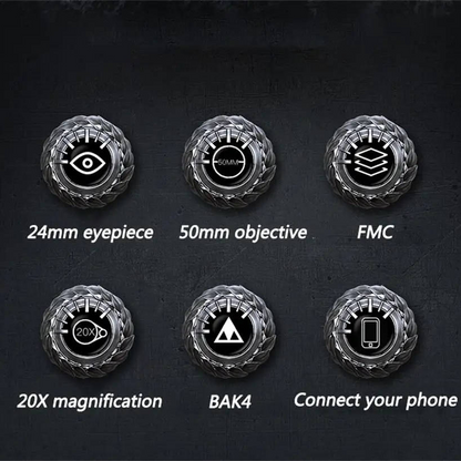 High Power Distance Binoculars