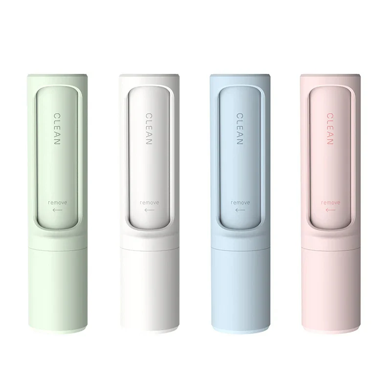 Pet Hair Removal Brush with Built-In Lint Roller Tool