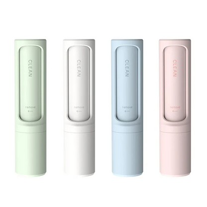 Pet Hair Removal Brush with Built-In Lint Roller Tool