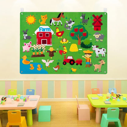 Fun Animal Learning Board for Kids