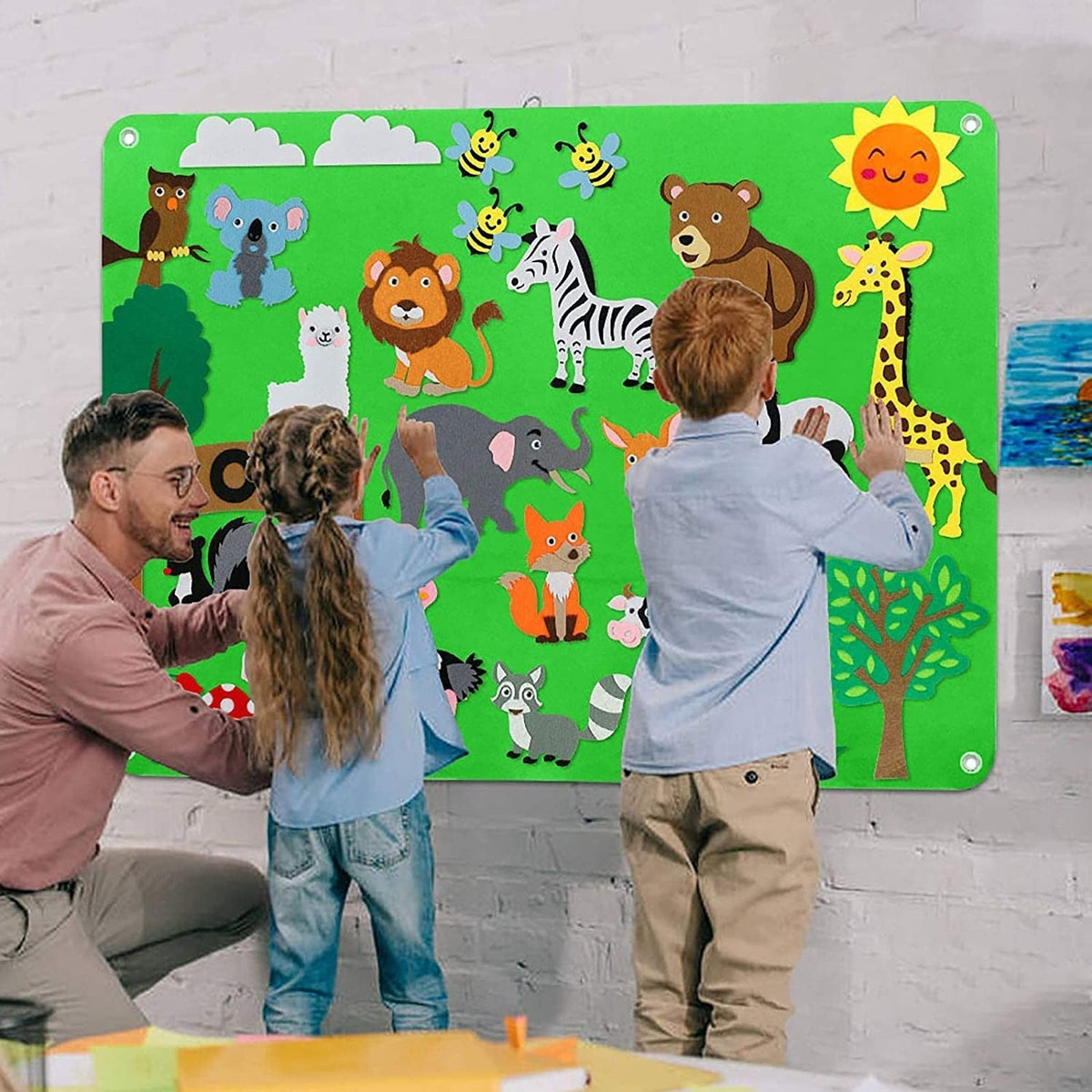 Fun Animal Learning Board for Kids