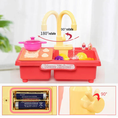 Fun Play Kitchen with Water Play and Cooking Tools