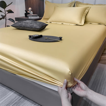 Soft Cotton Fitted Sheet with Elastic All Around