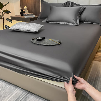 Soft Cotton Fitted Sheet with Elastic All Around