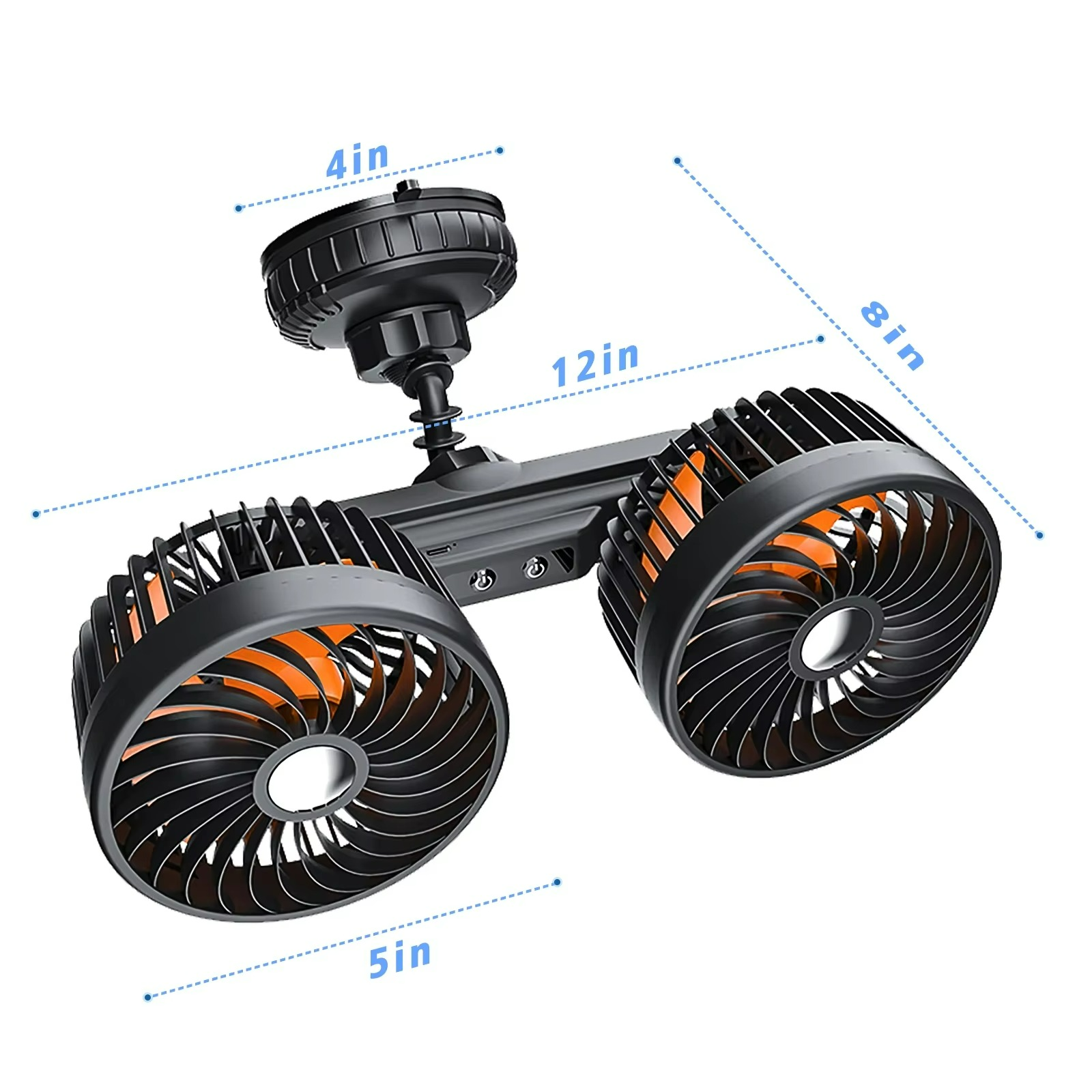 Portable Car Air Cooler Fan with Rechargeable Battery - Yeezlab