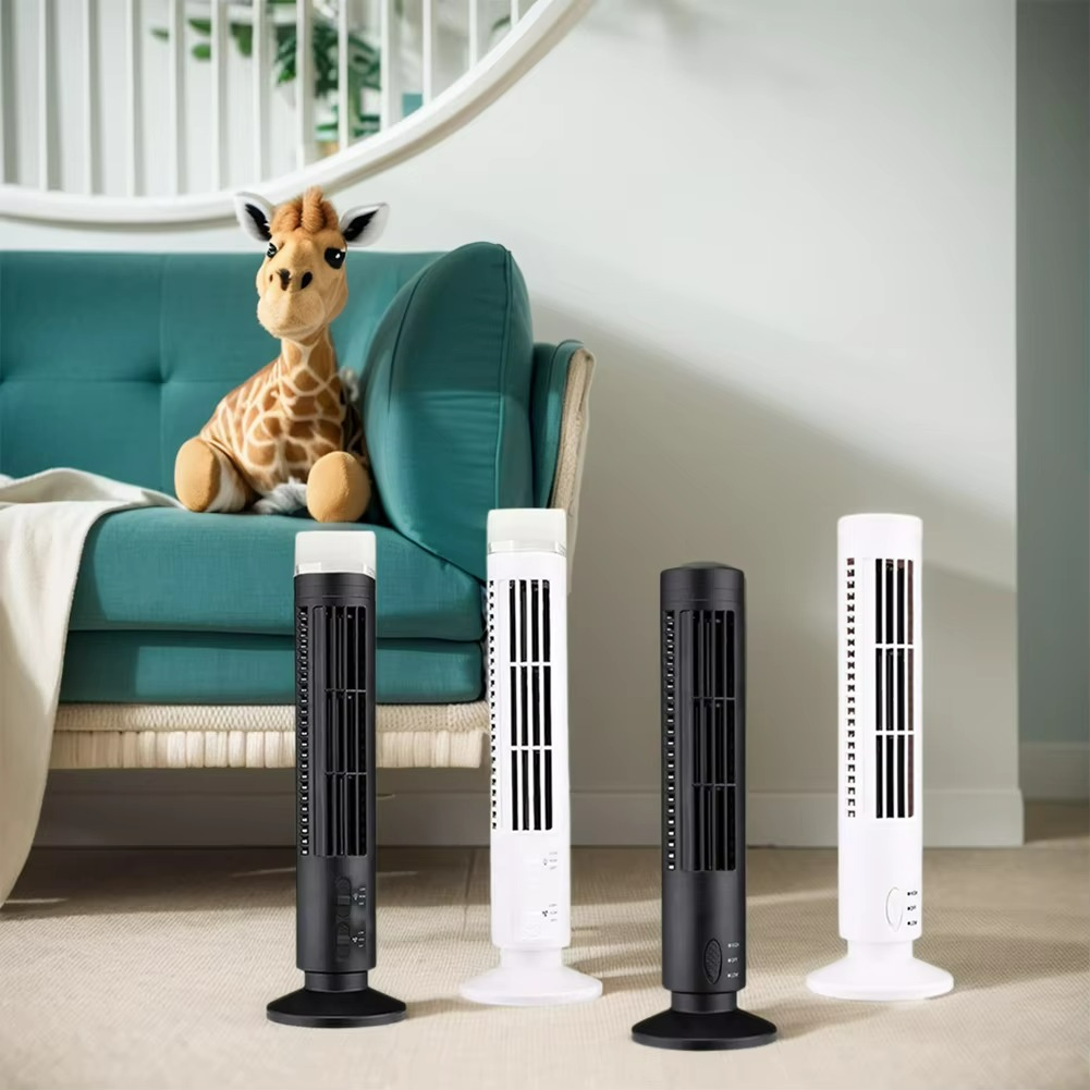 Slim Quiet Bladeless Tower Fan