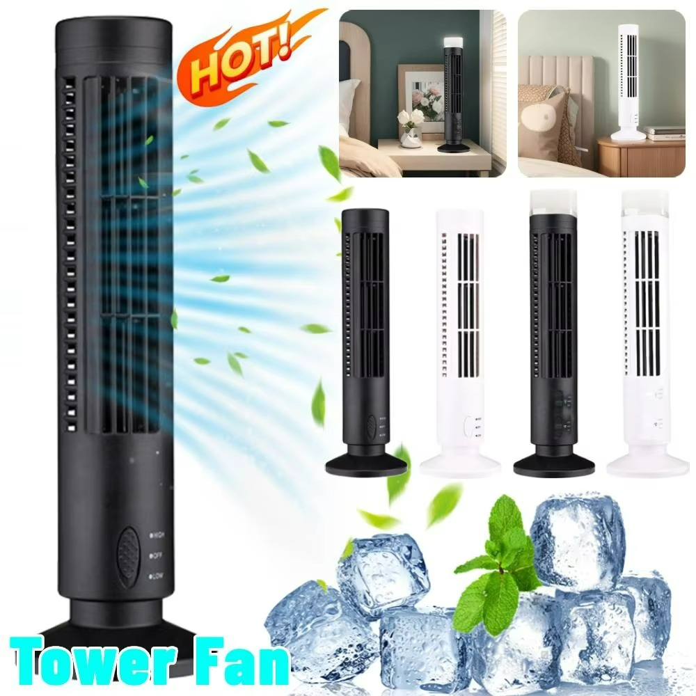 Slim Quiet Bladeless Tower Fan