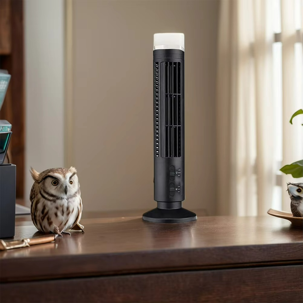 Slim Quiet Bladeless Tower Fan