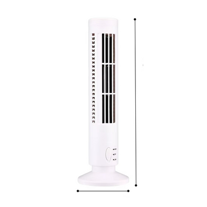 Slim Quiet Bladeless Tower Fan