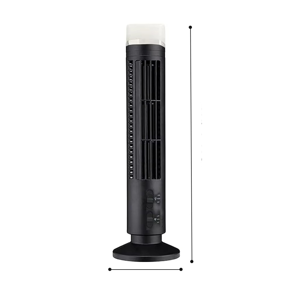 Slim Quiet Bladeless Tower Fan