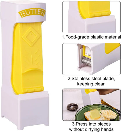 Compact Kitchen Butter Cutter & Cheese Slicer