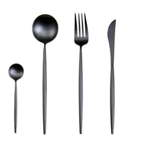 Premium 24-Piece Metal Flatware Set for Elegant Dining - Yeezlab