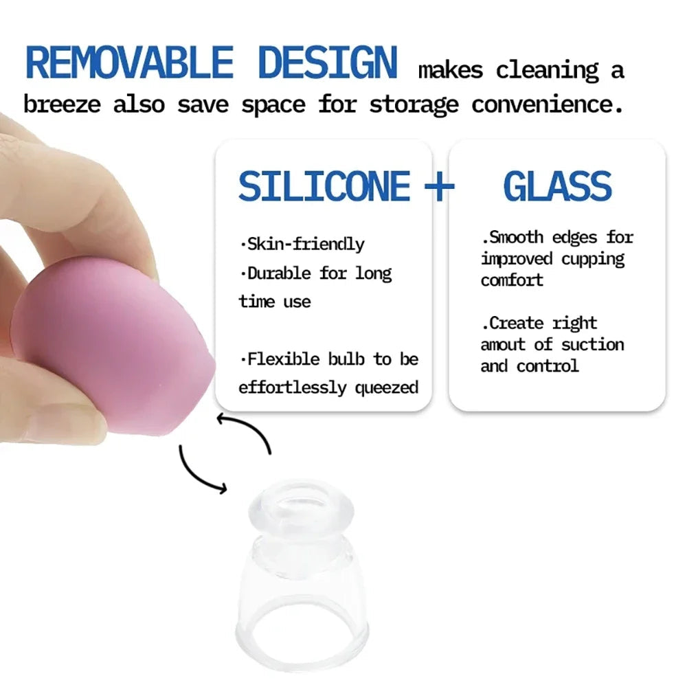 Professional Full Body Massage Cupping Therapy Set