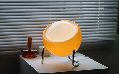 Vintage Glass Desk Lamp - Soft Nordic Nightlight