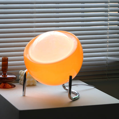 Vintage Glass Desk Lamp - Soft Nordic Nightlight