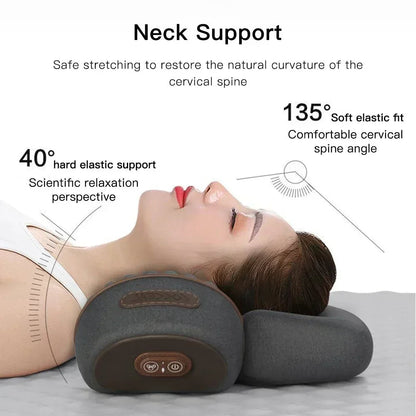 Heated Massage Neck and Shoulder Relaxation Pillow
