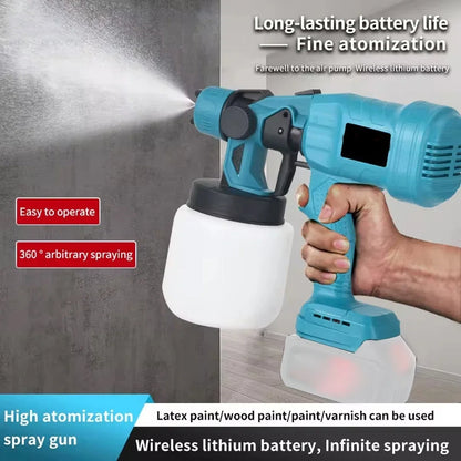 Portable Electric Paint Spray Gun for All Surfaces