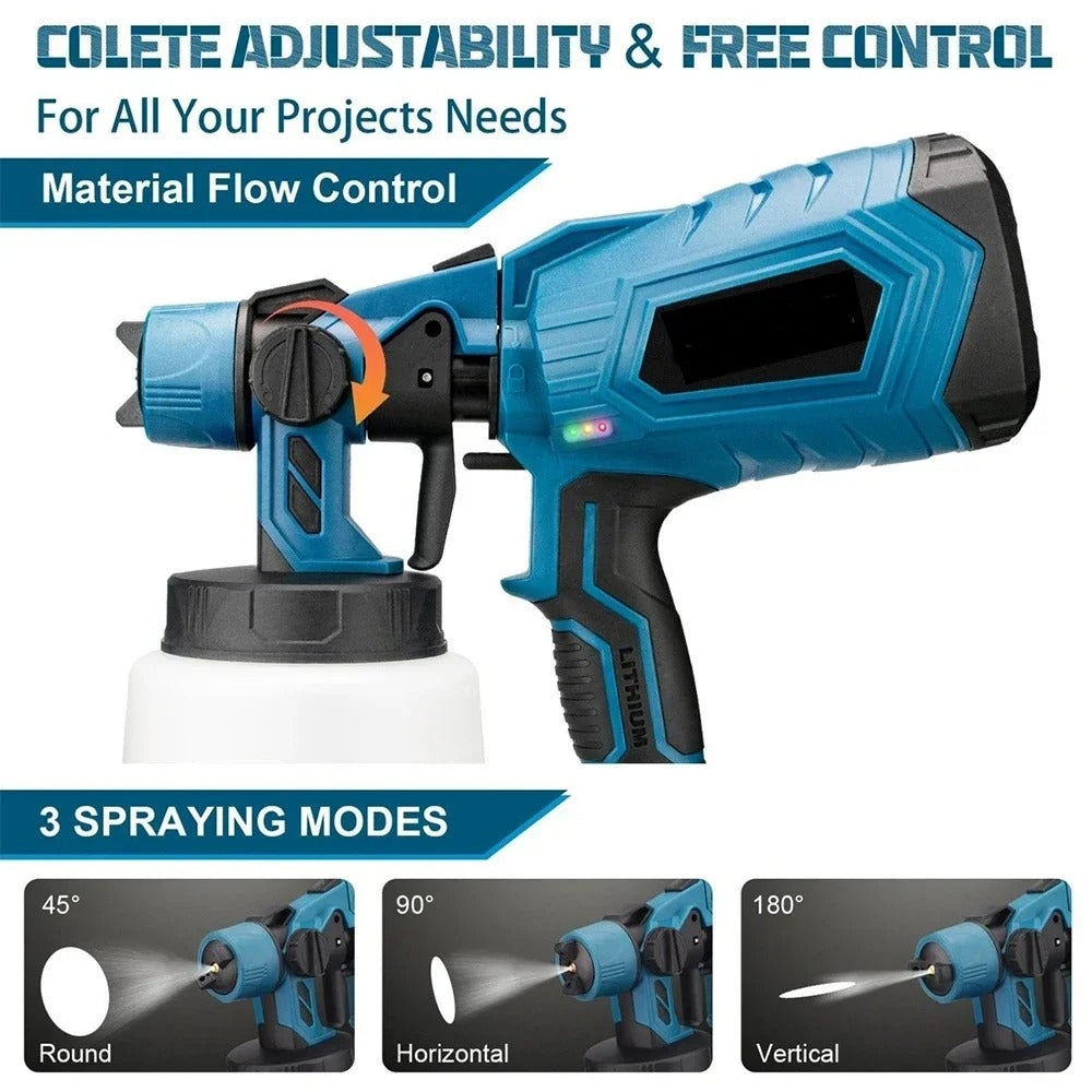 Portable Electric Paint Spray Gun for All Surfaces