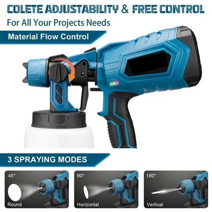 Portable Electric Paint Spray Gun for All Surfaces