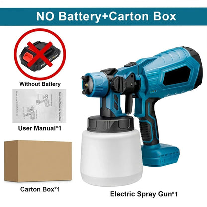 Portable Electric Paint Spray Gun for All Surfaces