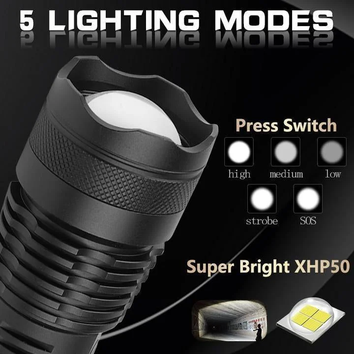Bright 90,000 Lumens Heavy Duty Flashlight
