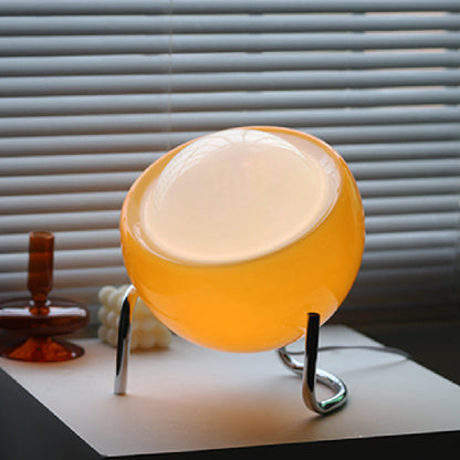 Vintage Glass Desk Lamp - Soft Nordic Nightlight