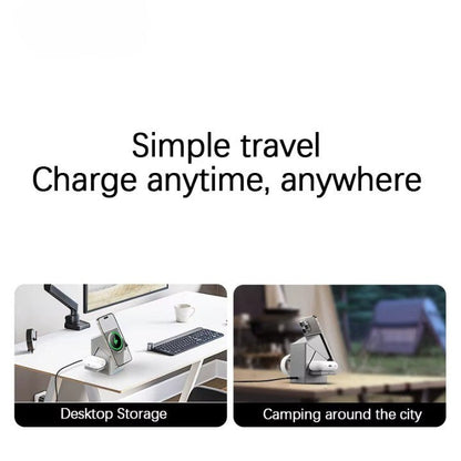 Compact 3 in 1 Wireless Charging Station