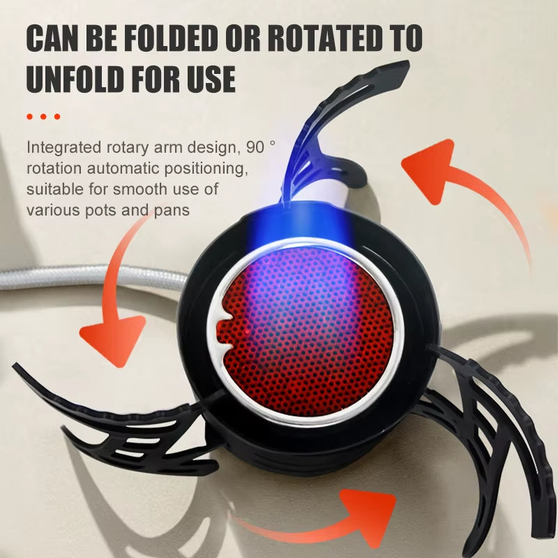 Portable Double Burner Gas Camping Stove