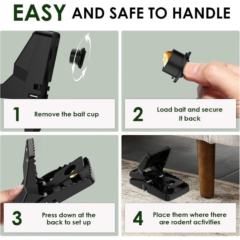 Strong Dual Snap Mouse Trap