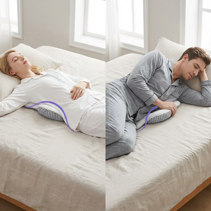 Ergonomic Lumbar Support Sleep Pillow