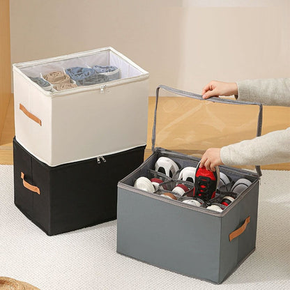 Foldable Clear Top Shoe Storage Box