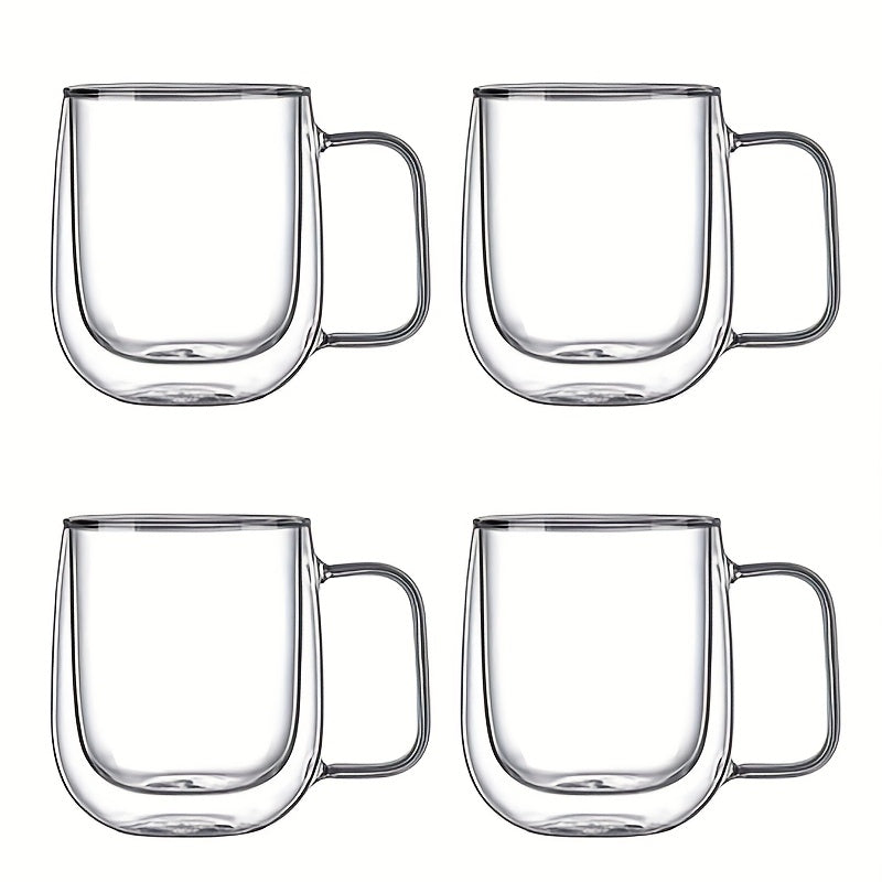 Premium Double Walled Glass Coffee Mug