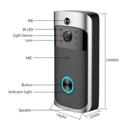 Wireless Wi-Fi Video Doorbell Camera