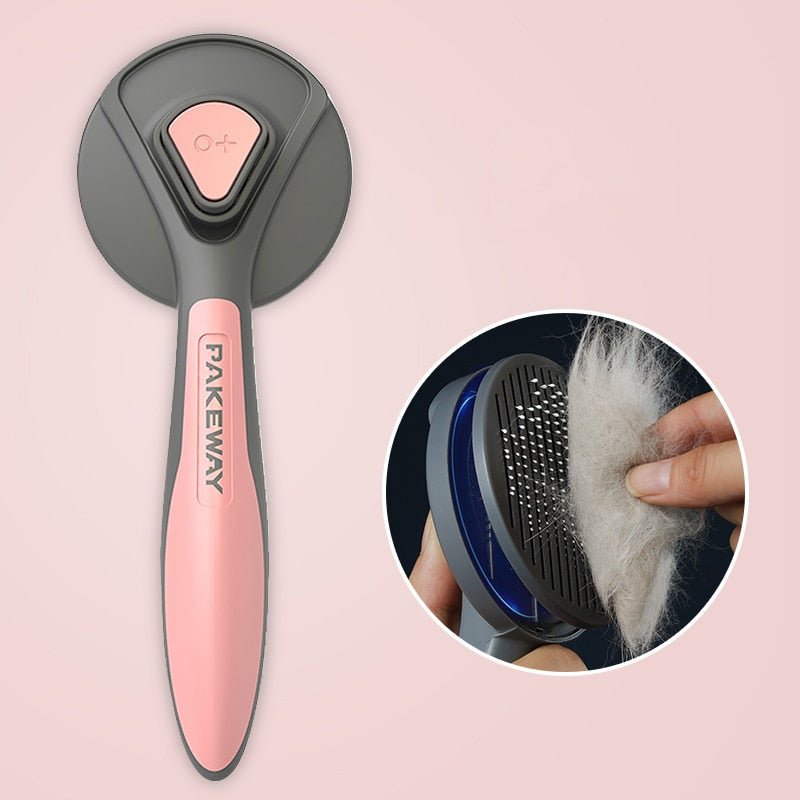 Easy clean pet grooming comb for cats and dogs