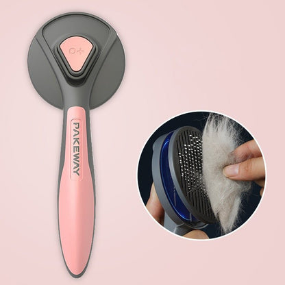 Easy clean pet grooming comb for cats and dogs