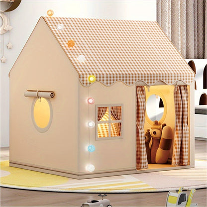 Fun Kids Playhouse Tent with Doors and Windows