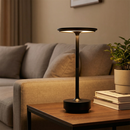 Wireless cordless LED table lamp for home and restaurant