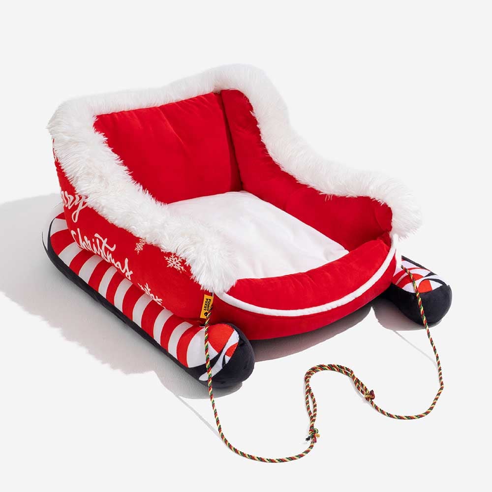 Cozy Plush Dog Bed for Warm Winter Sleep