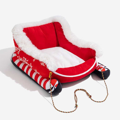 Cozy Plush Dog Bed for Warm Winter Sleep
